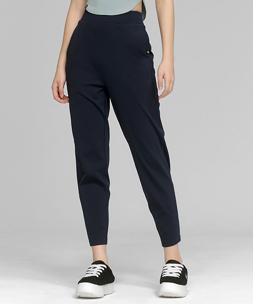 XEXYMIX Peach Cotton-Like Slim Pants Iron Navy Xtftp01J3