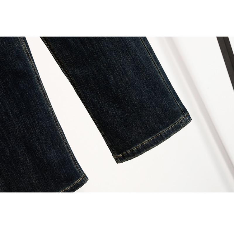 DIMANAF 2026 Plus Size Spring Summer Women Jeans Pants Denim Elastic Waist Oversize Fashion Pants