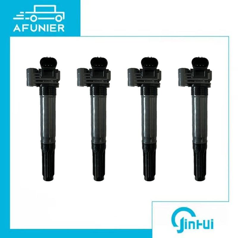 4Pcs Ignition Coil For Fiat 500 1.4L L4 2012-2016 OE No.:68070492AB,68070492AC,68070492AD