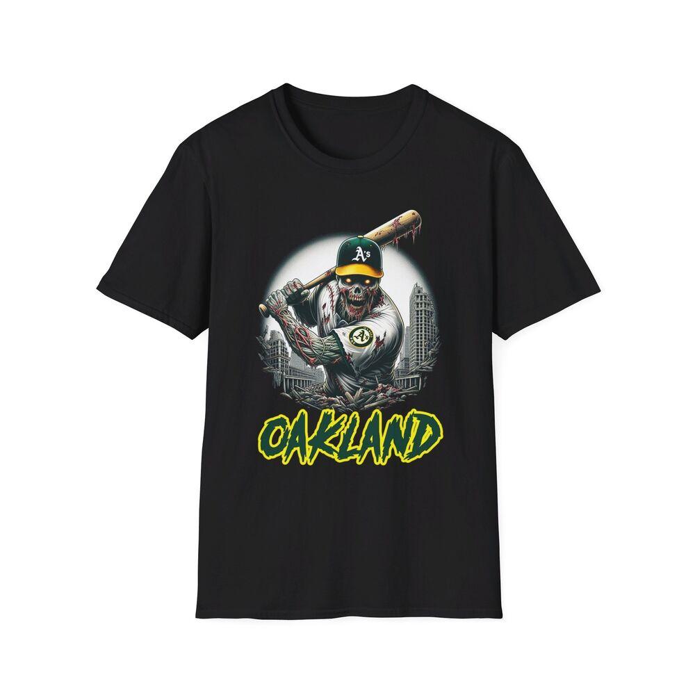 Oakland A's Horror Mashup T-Shirt