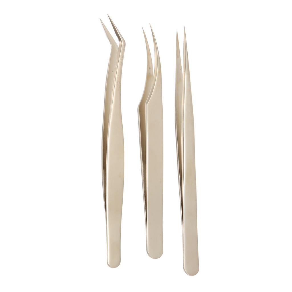 Lash Extensions Tweezers High Precise Stainless Steel Fine Tip Extension Applicator High Hardness