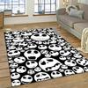 1PC Skull Dark Gothic Pattern Printed Carpet Rug for Living Room Bedroom Home Sofa Decoration,Non-slip Floor Mat Floor Mat