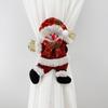 2pcs/set Felt Snowman Curtain Holder Cartoon Doll Window Curtain Fastener  Living Room