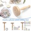 Darning Supplies Kit Patchwork Tools Sewing Accesaries Mushroom Wooden Darning Tool Patching Tool