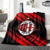 AC Milan Print Flannel Blanket High Quality Warm Comfortable Cover for All Seasons Perfect for Gifts Home Decor
