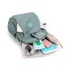 Commuter Double Shoulder Bag: Large Capacity Casual Nylon Backpack, Korean Style, Lightweight and Versatile.