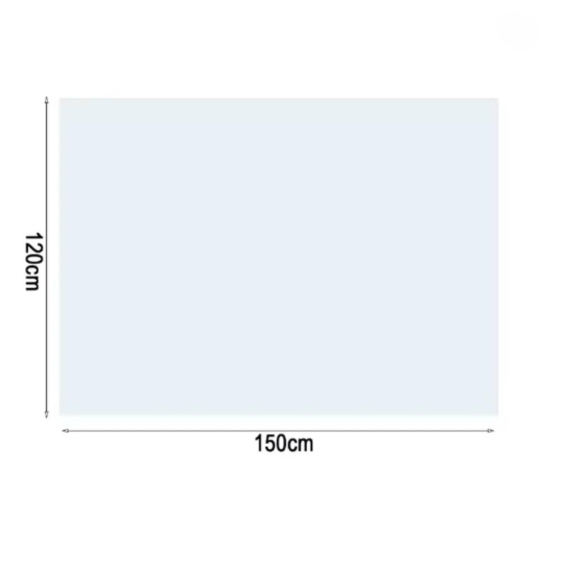 Table Mat Rectangular PVC Tablecloth Carpet Silicone Soft Glass Rug Waterproof Transparent Table Cover for Home Kitchen Dining Room