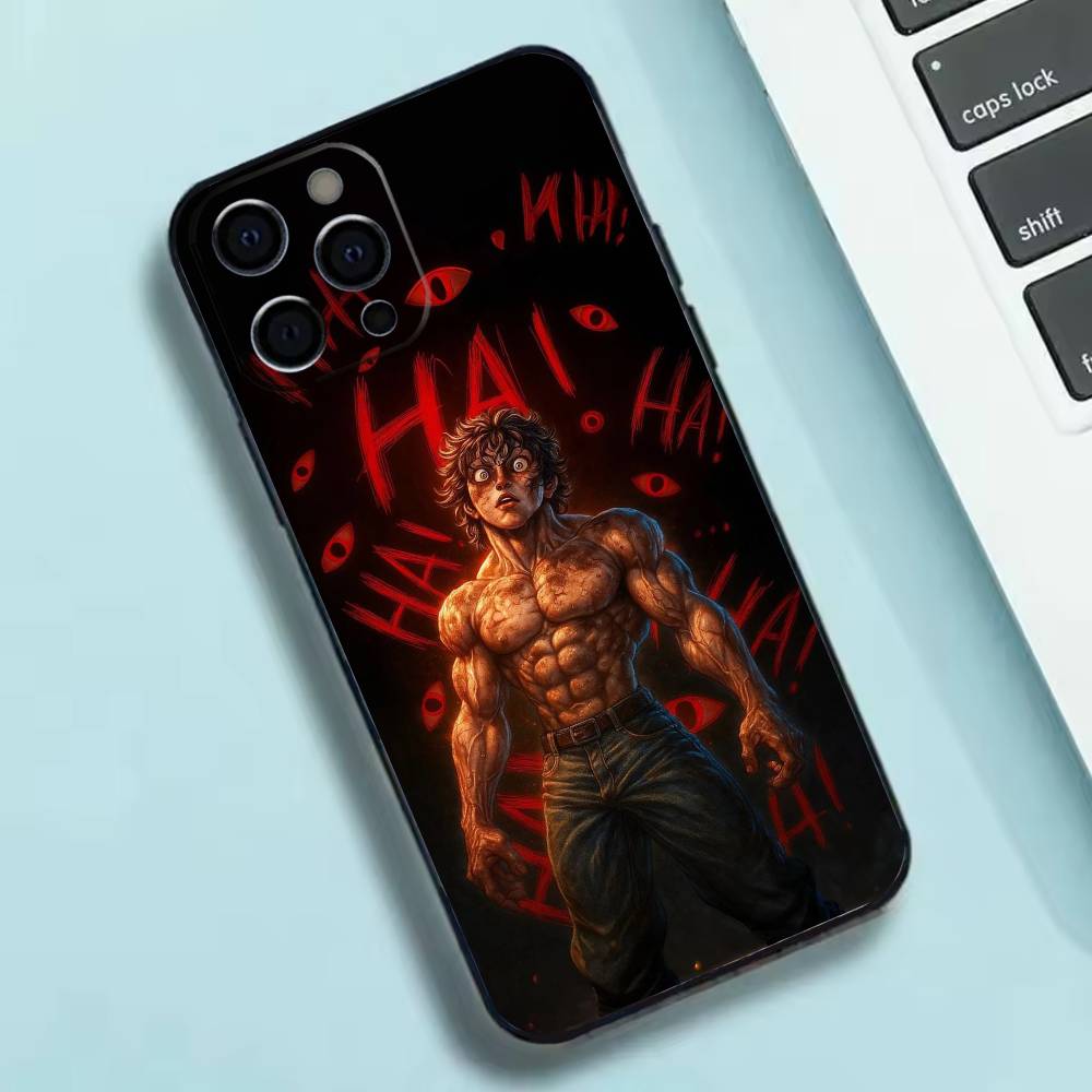Anime B-Baki Hanma Phone Case Silicone Soft For IPhone 17 16 15 14 13 12 11 X XR Plus Pro Max Plus