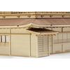Woody Joe 1/75 Jisho-ji Temple Ginkakuji Wooden Model Assembly Kit, Molded Color