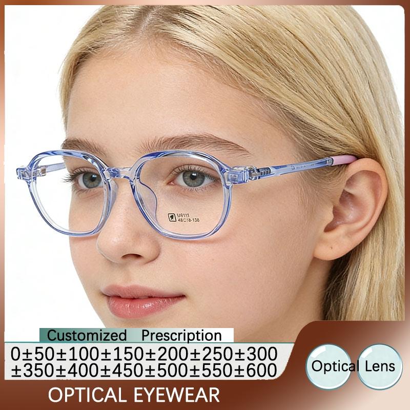 Children Eyeglasses Frame Student Myopia Glasses Girl Reading Glasses Boy Prescription Lenses Blue Light Blocking