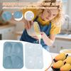 3D Mango Silicone Mold 4-Cavity Food Grade Mousse Cake Molds Kitchen Baking Tools for Wedding Party Desserts Pastry Bakeware