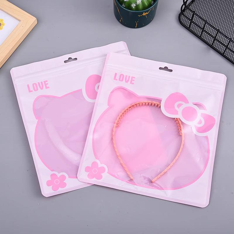 Cartoon Cat Self-Sealing Transparent Bag - Newcomer Special Offer