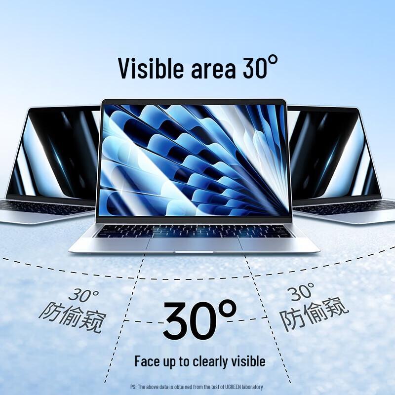 UGREEN 15.6-inch 16:9 Removable Laptop Anti-Peep Privacy Screen Filter