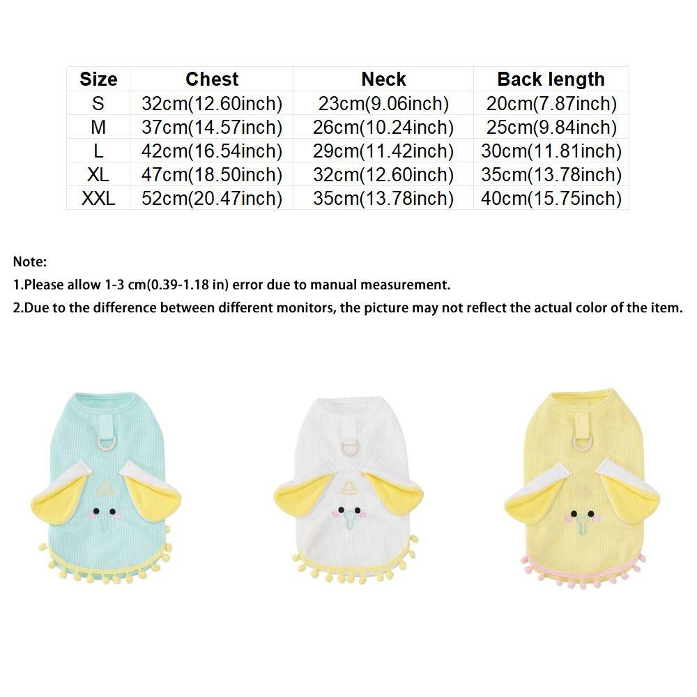 Cute Print Breathable Dog T-Shirt Comfortable Cartoon Cat Traction Suit with D-ring Lightweight Pet Vest Daily Walk