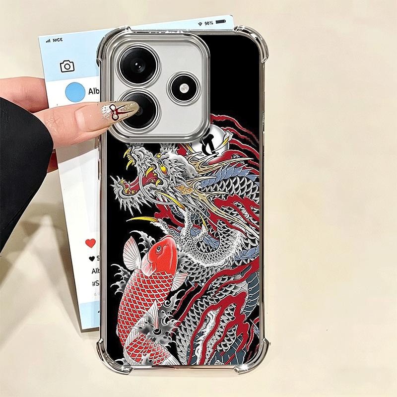 Y-Yakuzas 0 Game Soft Phone Case For Xiaomi Redmi Note 14 15 Pro Plus 13 12 11S 11T 5G 10 9S 9 Plating Anti-Fall Fundas