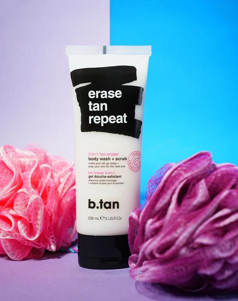B.tan Erase Tan Repeat Shower Gel + Tan Clearing
