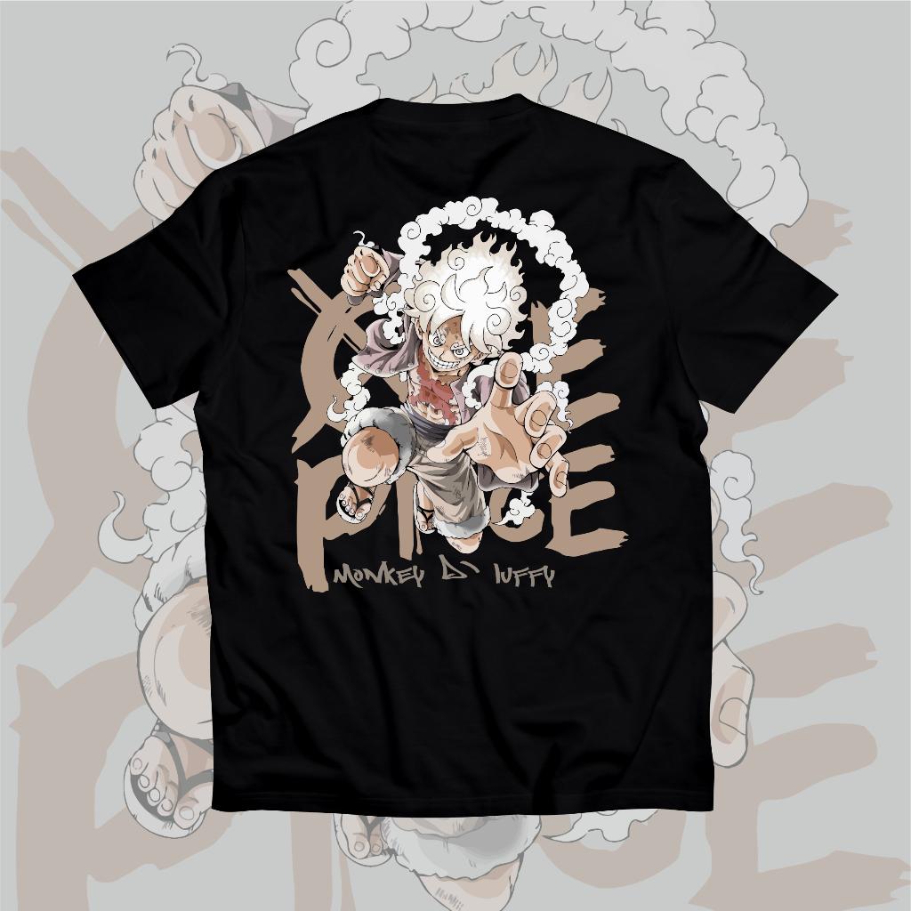 

Summer 2026 One Piece Luffy 5th Nikka Battle Trend Theme 100 Cotton Printed Loose Tshirt Adult Parentchild Top Y2k S