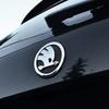 Skoda 2026 Hot 2pcs 80mm/90mm 3D Car Emblem Badge Hood Front Rear Trunk Logo For Skoda Fabia 1 2 Octavia A7 RS Superb Rapid Yeti