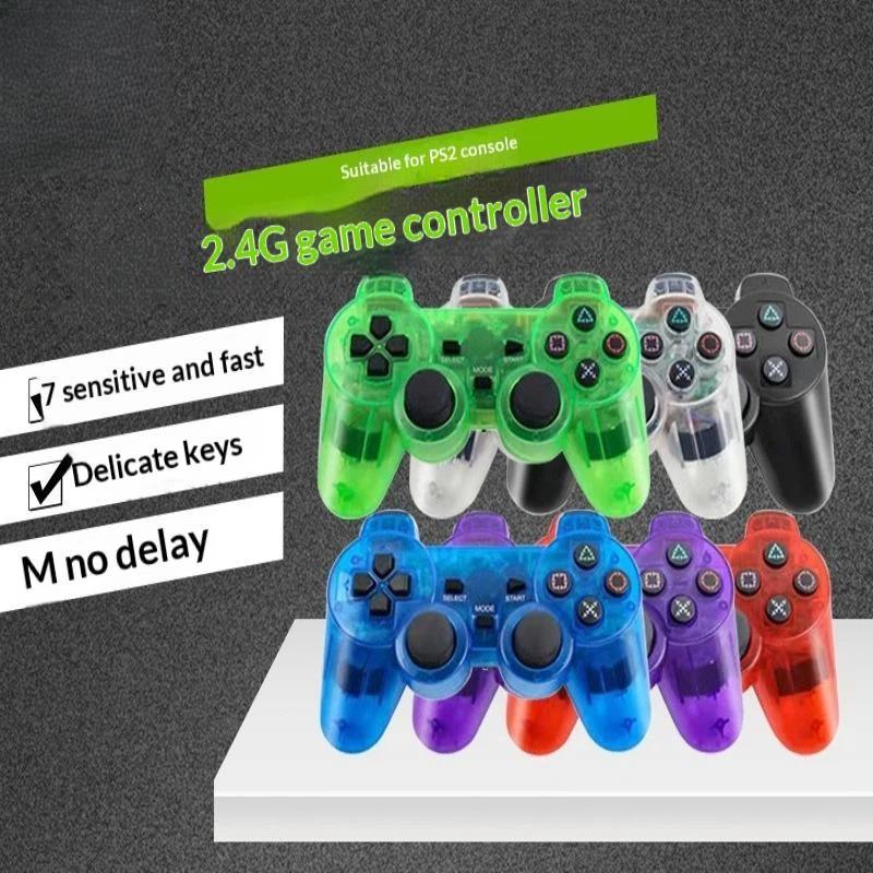 Wireless Gamepad For Ps2 Controller For Playstation 2 Console Joystick 2.4G Double Vibration Shock Joypad Usb Pc Game