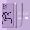Phone Cover Case for Samsung Galaxy A50 A56 A30s A20s A06 A02s A71 A73 A03 A53 A04 A05 Funny Cartoon Matchman
