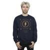 DC Comics Mens Shazam Fury Of The Gods Golden Spiral Chest Sweatshirt
