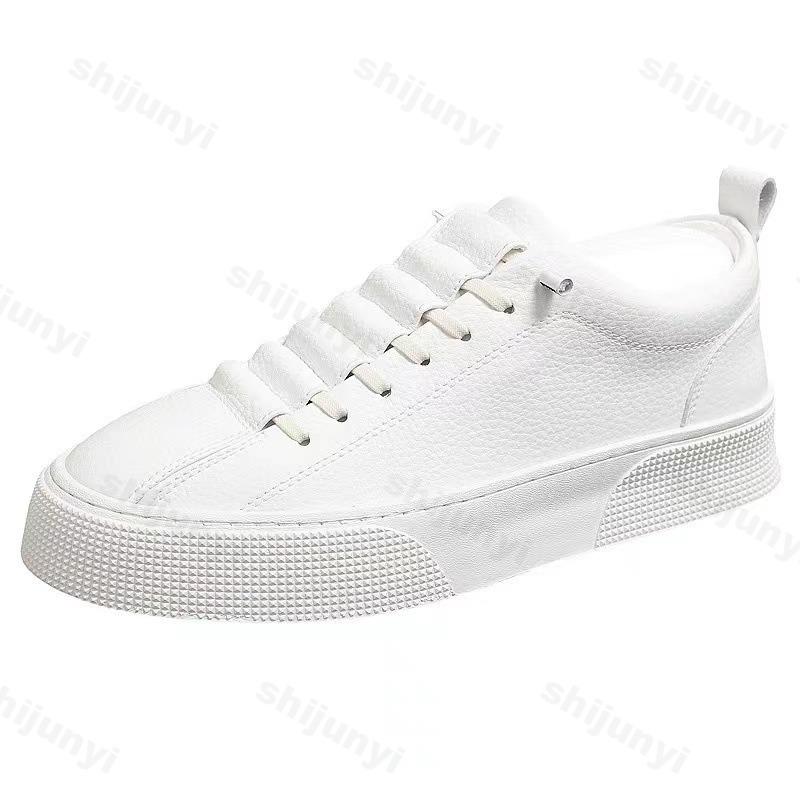 Men Sneakers Casual Shoes Men Flats Lightweight PU Leather Breathable Shoe Mens White Sports Tenis Shoes Zapatillas Hombre