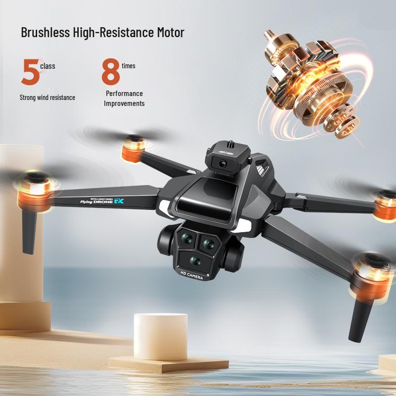 High-Precision Drone with Large Display, Intelligent Obstacle Avoidance, HD Aerial Photography & Brushless Motors