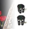 Professionelle PU-Leder Altsaxophon Mundstück Ligatur Clip Befestigung Langlebig