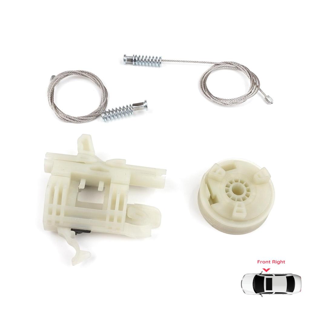 EWR5232 Fensterheber Reparatursatz Vorne Rechts für Fiat 500 2007-On 2/3 Tür Schrägheck Cabrio 68070267AD