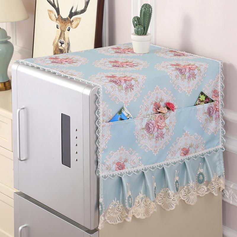 Refrigerator Single-door and Double-door Dust Cover, Refrigerator Cover Cloth, Refrigerator Towel, Washing Machine Cover, Multi-purpose Cover Cloth