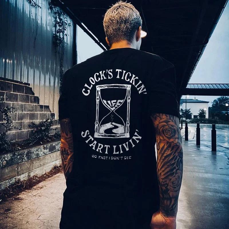 Gothic Harajuku Retro Men Tshirt Punk Rock Horror Shirts Male Vintage Loose Hip-hop Tops Summer Oversized T Shirt Camisetas