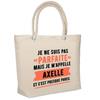 Beach Bag - PLANETEE - Axelle Parfaite - Cotton - Large Capacity - Printed In France