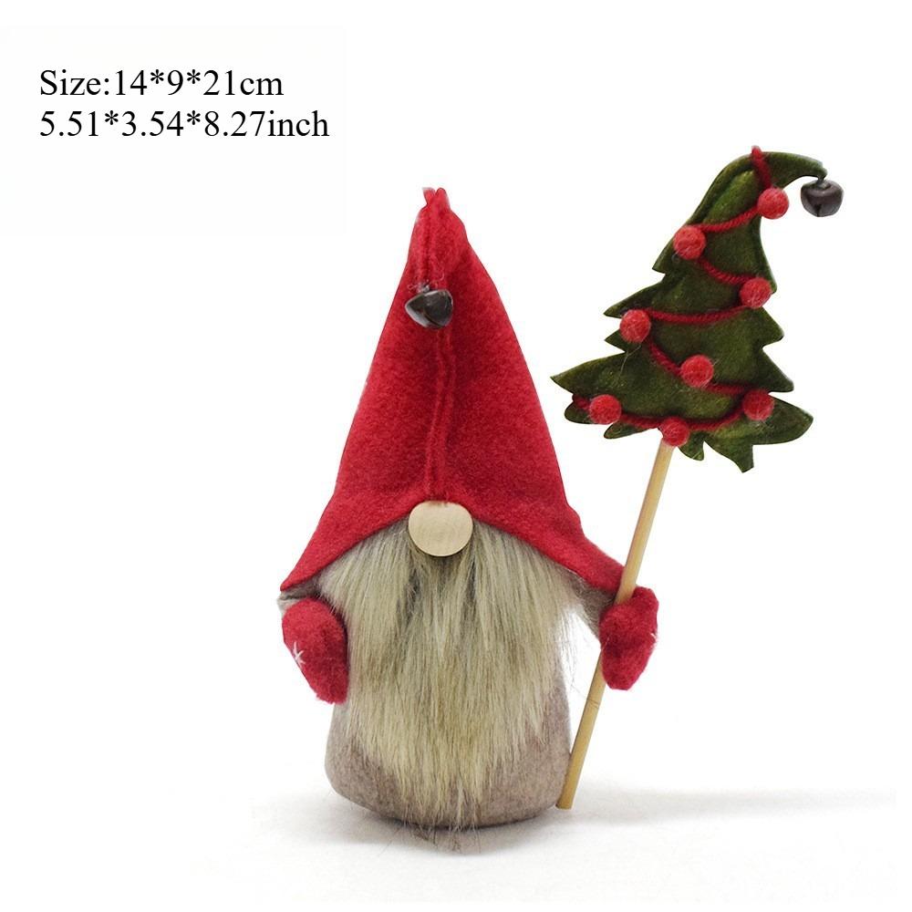 1PC Christmas costume faceless doll forest old man dwarf goblin ornaments Christmas decorations gifts