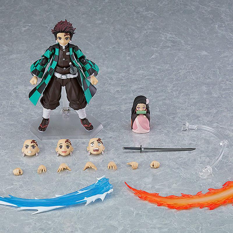 Figma Anime Figure Demon Slayer: Kimetsu No Yaiba Tanjiro Kamado 498 Nezuko Kamado 508 Car And Desktop Decoration Toy Gift