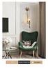 All-Copper Post-Modern Luxury Wall Lamp for Living Room, Bedroom, Study, and Hotel
