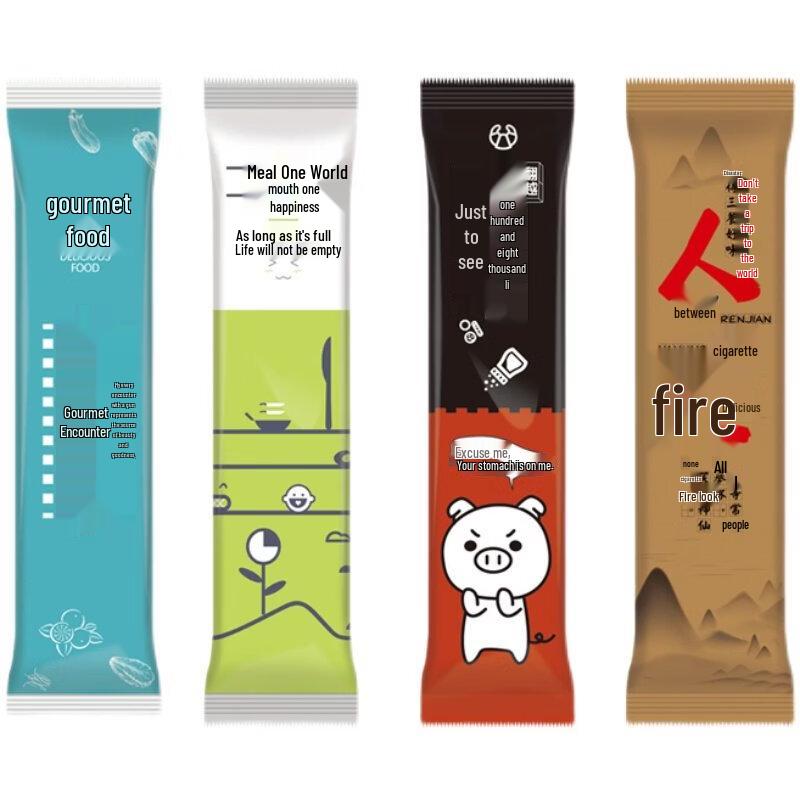 Disposable Bamboo 4-Piece Cutlery Set