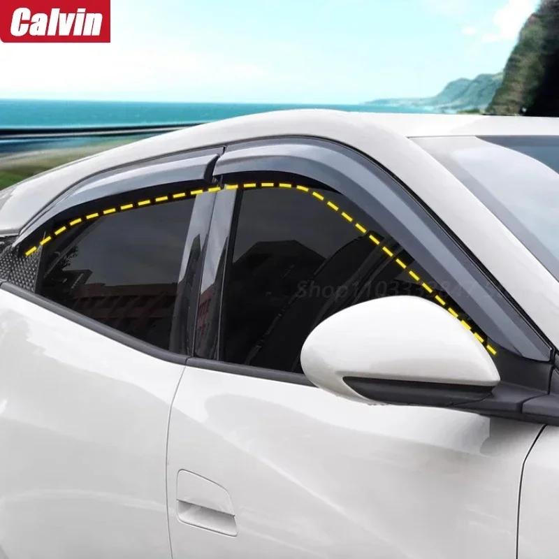 4pcs For BYD Seagull 2021 Rain Windshield Special Rain Brow Rain Baffle Glass Shade Modification Supplies Car Accessories