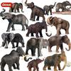 Oenux African Wild Animals Elephant Model Simulation Big Mammoth Action Figures Figurine Pvc Educational Toy For Kids Gift