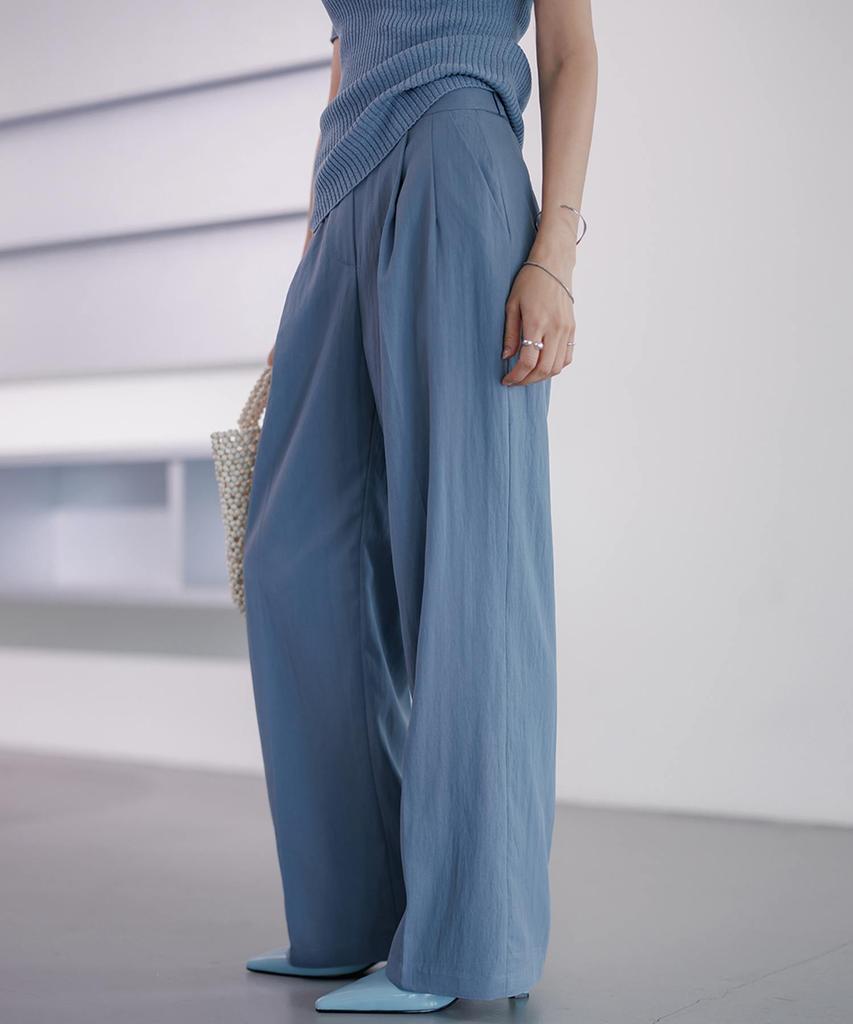 Memua Crisp One-Pleat Slacks