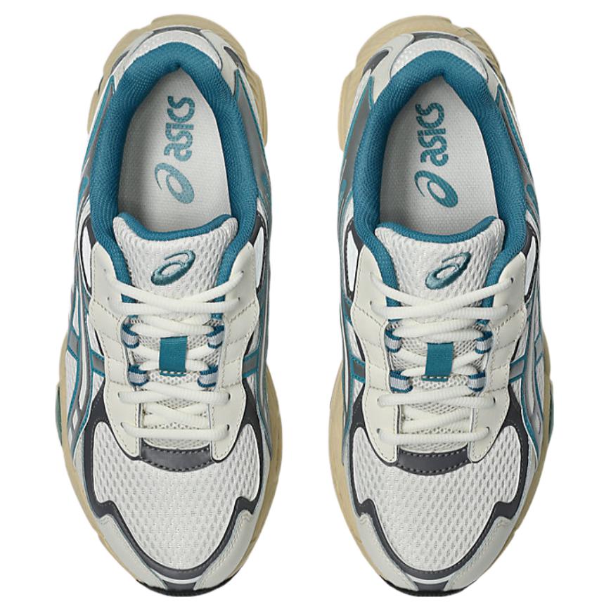 New Asics Gel NYC 2055 Cream Blue Teal 1203A542-106