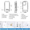 Waterproof Phone Case for 16 Pro 40m Underwater Camera Housing with Red Filter Neck Strap for Snorkeling Diving Surfing