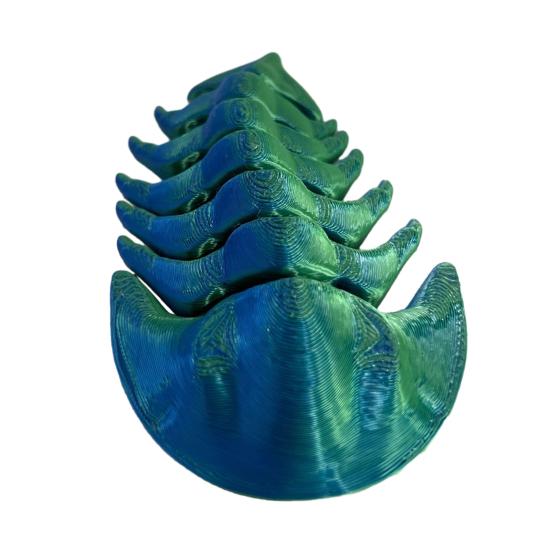 3D Printed Cryptolithus Figurine Articulated Trilobita Fidget Toy Calymenina Model Statue Home Office Desktop Decoration Ornament