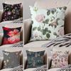 Fashion Cozy Luxury TTed Bakers Flower Cushion Cover Linen Pillow Case Soft Breathable Protective Couch Room Decoration