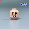 Custom Build Bricks Printed Head Face Expression 4cm Action Figure Body Part DIY Educational Toy Creating Bricks Toysets Ideal For Youngsters Gift