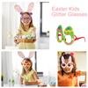 Ostern Glitzerbrillen Tier Verkleidungsspiel Kostüme Geburtstag Plastikbrillen Dekoration Geschenke Accessoires Ornamente