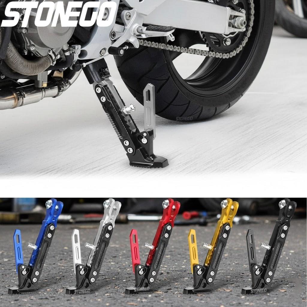 Adjustable Foot Side Support Kickstand for Electric Motorbike Parking Side Stand Heavy Duty Motorcycle Accessories