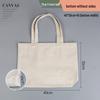 Custom Wear-Resistant Graduation Souvenir Canvas Tote Bag with Ribbon