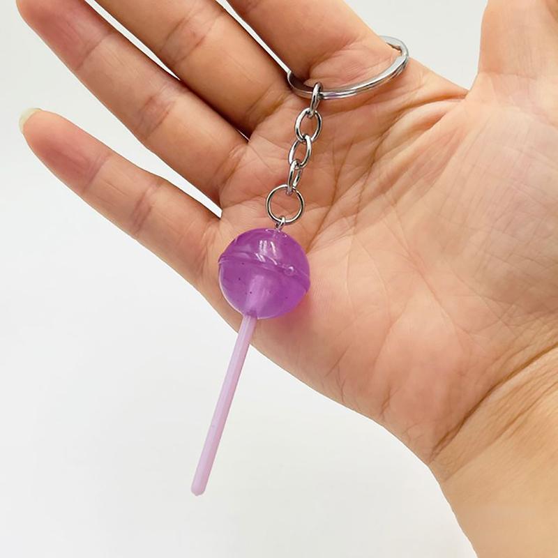 1 buc. Breloc cu acadele de simulare, accesorii din rășină luminoasă transparentă, ornamente pentru sac de bomboane, cadouri creative.