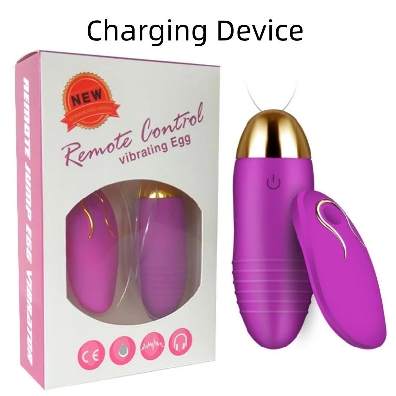 Jump Egg G- Spot Vibrator Adult Sex Toys With Wireless Remote Control Clitoris Stimulator Egg Vibrating Body Vaginal Massager