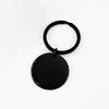 Stainless Steel Round Keychain with Laser Engraving & UV Color Printing
